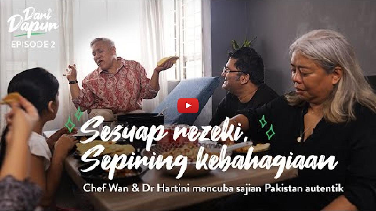 Preview image for the video "#DariDapur EP2: Chef Wan &amp; Dr Hartini Menziarahi Keluarga Pelarian Pakistan Untuk Makan Tengah Hari".