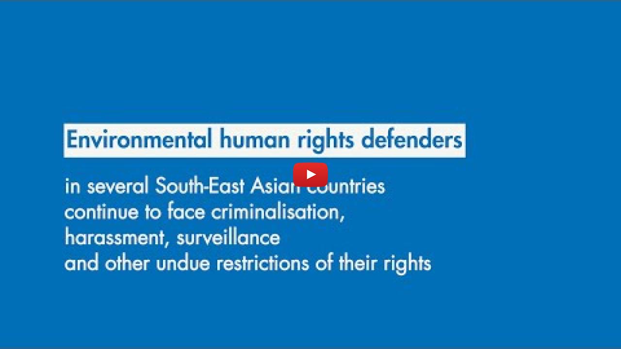 Preview image for the video "UN Human Rights Chief on environmental human rights defenders at HRC48".